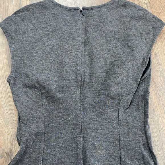 Banana Republic Gray Ponte Sheath Midi Dress - Picture 6 of 7